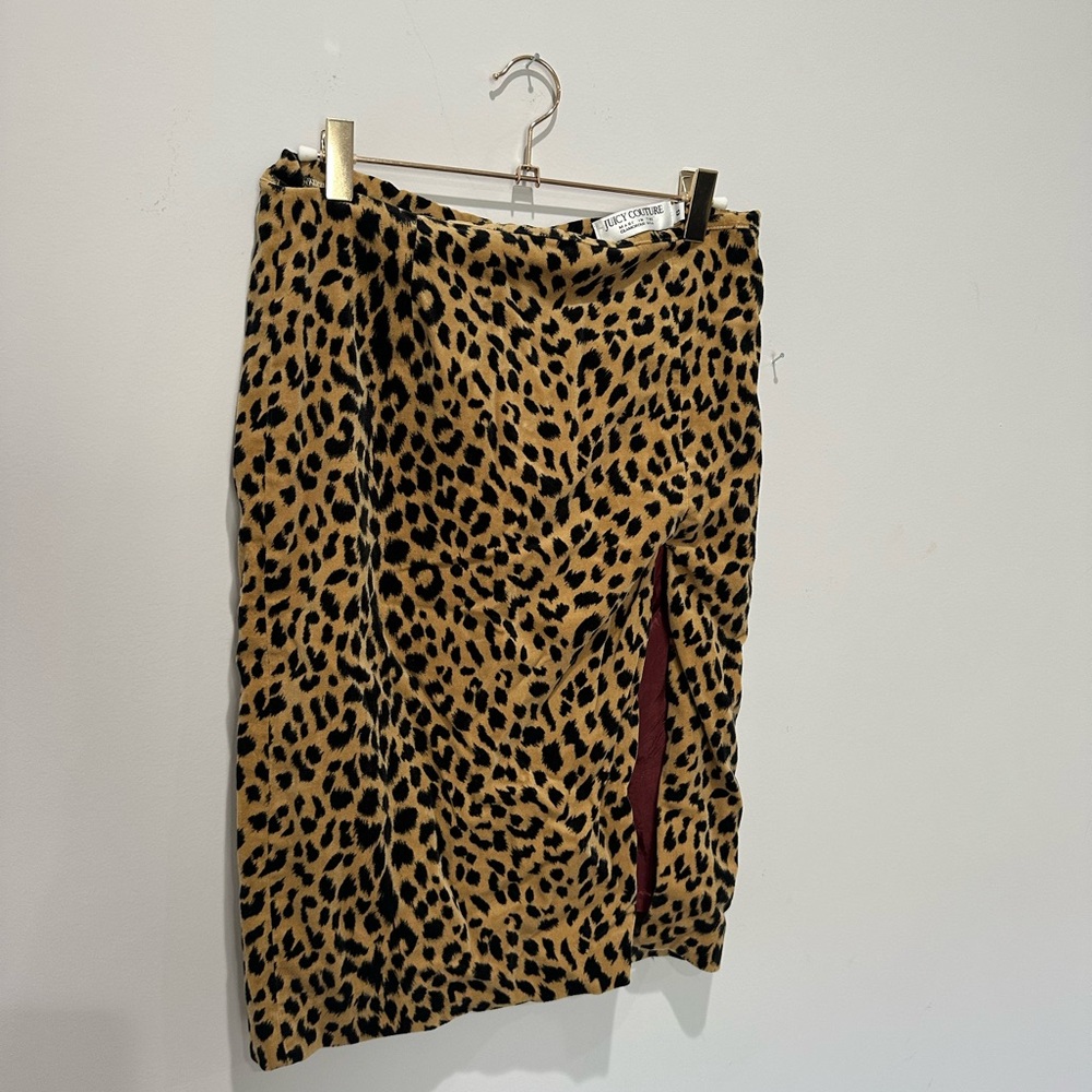 Juicy Couture Animal Print Pencil Skirt